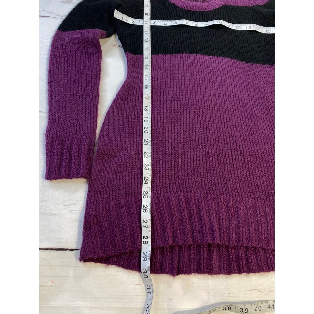 Daisy Fuentes Color Block Mini Sweater Dress Scoop Neck Size Small NWT - Picture 7 of 8